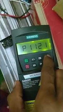 seimens VFD MICROMASTER mm440 0.7k #parameter # setting