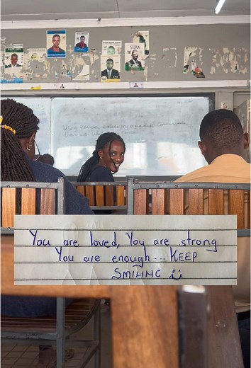 Passing Kind Notes to Classmates at Makerere University