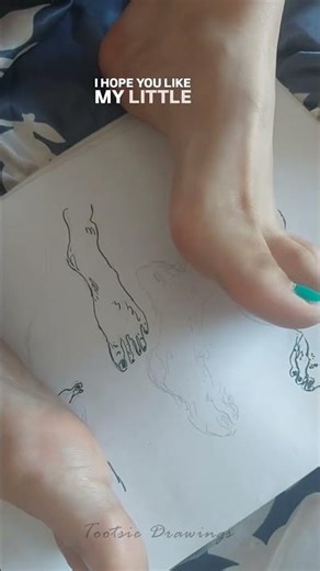 Sketching parts of the body: feet 2 #drawing #art