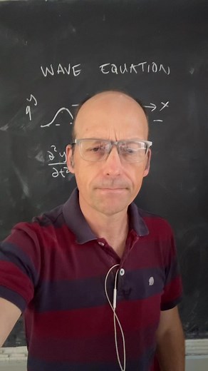 125K views · 2K reactions | #physics #science equations you should be familiar with - the #wave equation | Rhett Allain | Facebook