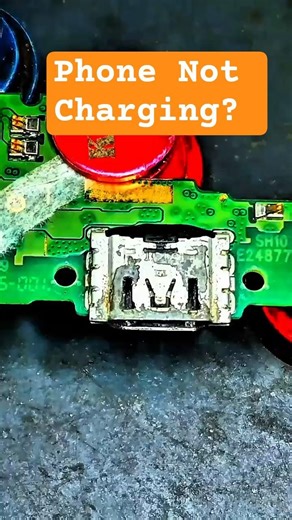 Phone Not Charging? Port Change#chargingport#microUSB#phonerepair#mobilerepair#chargingproblem