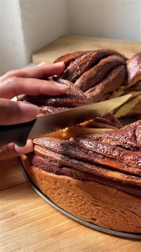 nutella babka 🍴 #nutellababka #chocolatebabka #baking #recipe