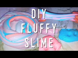 Diy Fluffy Slime | only 3 ingredients