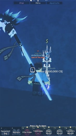 how to get the rod of the zenith in roblox fisch #fisch #roblox #robloxfisch #shorts #fishingrod