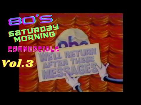 1980's Saturday Morning Cartoons ABC TV Commercials Vol.3 (Feb 14, 1987) in HD 80's Retro