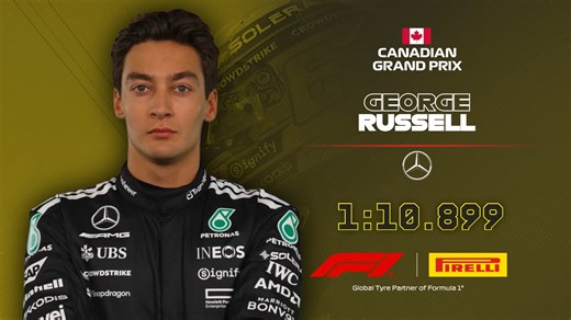 Improvements all round the lap took George to the front spot on the grid 💪 Ride onboard his pole position lap, courtesy of Pirelli Motorsport 😎 | F1
