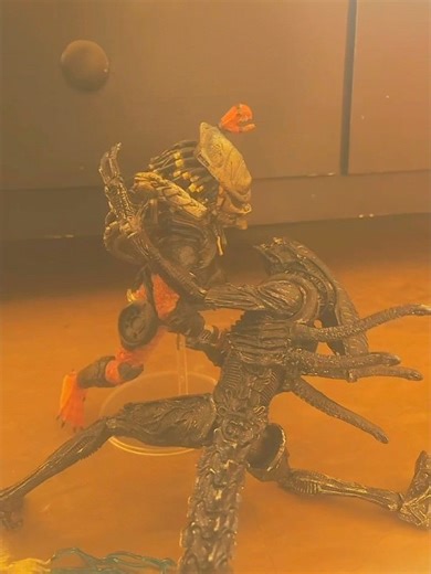 ALIEN VS PREDATOR #neca #eloctavopasajero #stopmotion #alien #predator #xenomorph #yautja