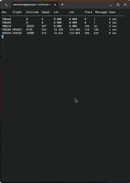 試玩 RTL-SDR USB 手指接收 ADS-B #rtlsdr #adsb