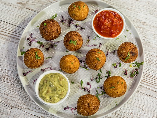 Deep-Fried Corn Balls