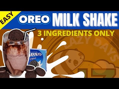 Easy Oreo Milkshake | 3 Ingredients Only| Magic Bullet