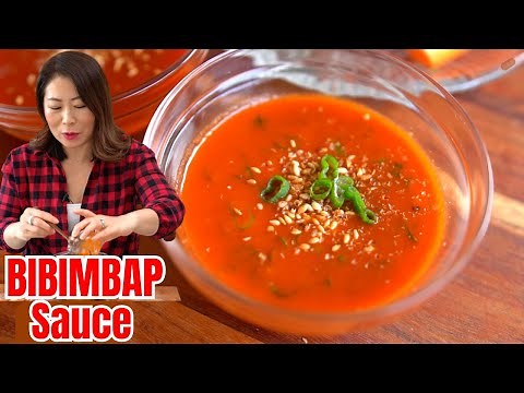 🌶I PUT IT ON EVERYTHING HOT SAUCE❗️Gochujang Bibimbap Sauce: EASY & Gourmet Bibimbap Sauce Recipes