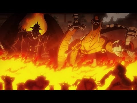 Sanji saves Zoro from King and Queen | Sanji Vs King and Queen (1080p) |