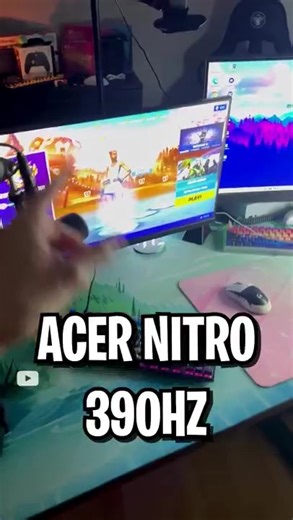 Acer Nitro Gaming Monitor: Overclock to 390Hz