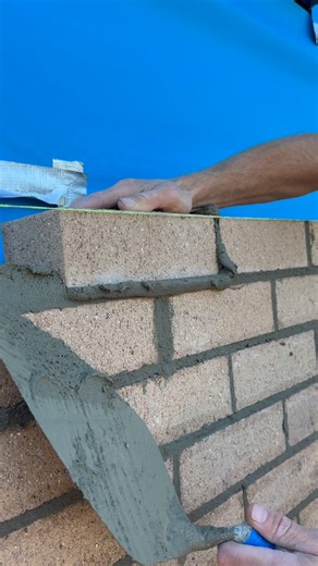 Janan Daniel on Instagram: "Only a few bricks to go for the year ⏱️ #bricklayer #lastweek #asmr #satisfying #construction"