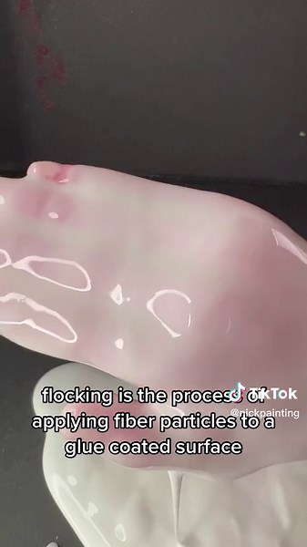 Flocking Silicone Hands with Flocking Powder | Nick Painting