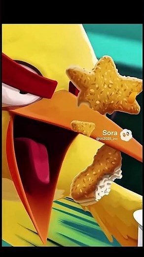 Angry bIrds Chicken Stars (Censored V1) #sora2