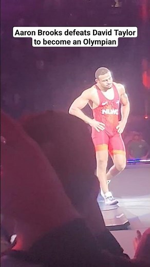Aaron Brooks defeats David Taylor at the US Olympic Trials [Penn State wrestling]