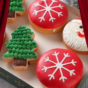 Celebrate the season with our Christmas donuts. Visit your nearest MOD store or order online. | Mad Over Donuts