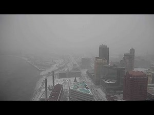 LIVE CAM REPLAY: Winter Storm Elliott in downtown Toledo (WTOL 11's Fifth Third Bank Cam - NO AUDIO)