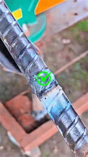 The secret to welding rebar joints to produce very strong joints #welders #welding