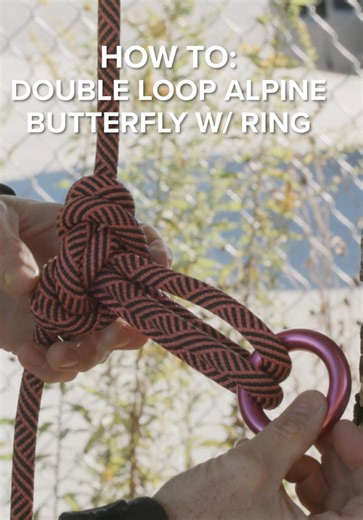Learn how to tie the double loop alpine butterfly knot in our latest tutorial video by ISA Board Certified Master Arborist® Jacob Nau, our Training and Development Manager at Russell Tree Experts! Full video on YouTube. #arborist #arboriculture #treework #treeclimbing #knots
