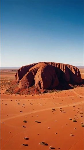 Uluru 🔴 | The Sacred Red Rock of Australia 😳 #shorts #uluru #history #culture