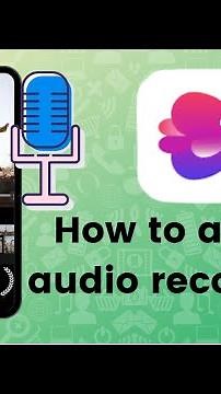 How to add an audio recording to video on InVideo (Filmr)?