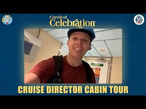 CARNIVAL CELEBRATION CRUISE DIRECTOR CABIN TOUR WITH LEE MASON | BRAND NEW SHIP