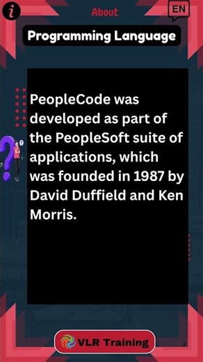 About PeopleCode programming Language