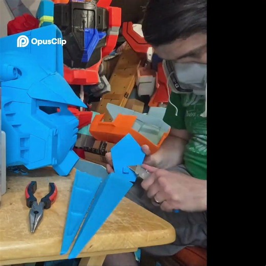 Transforming a Gundam Parts Workshop Vibes #3dprint #cosplay #fyp #shorts #reels #fypシ゚ #viral #diy