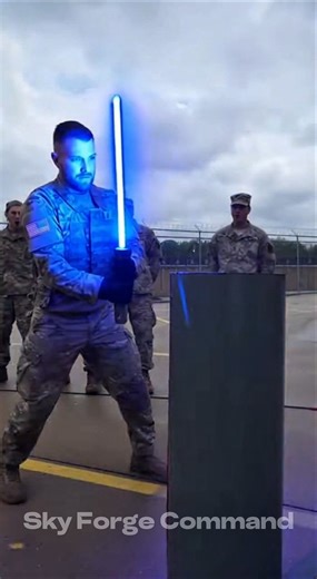 Rail-Katana Prototype Test — Futuristic Plasma Blade Slices Through Steel