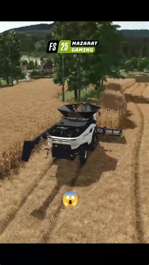 White New Holland Combine Harvests Corn 🌽🤍 | Powerful FS25 Action