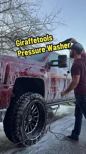 The convenience of this pressure washer is amazing! 100’ auto retractable hose, super quiet, 2500 psi and 1.6 gpm! Link is in my bio! “gtdetailing” at checkout for 10% off! #giraffetools #giraffetoolspartner #pressurewasher @Giraffe Tools