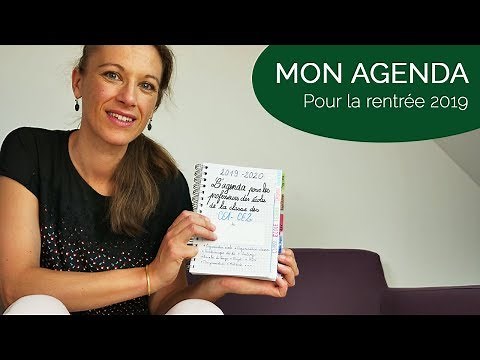 AGENDA pour les PROFESSEURS DES ECOLES [VLOG 76]