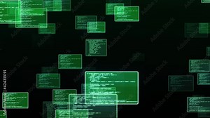 access granted Glitched Abstract Digital Error on Screen Background. 3D animation with glitch effect and blur. Cyber security and spyware concept. Blockchain crypto concept