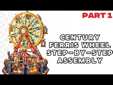 Mechanical Century Ferris Wheel Music Box Step-by-Step Assembly (Part 1)