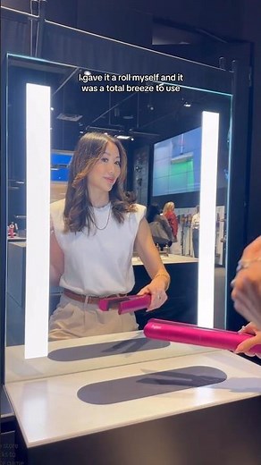 Dyson Hair Tools Experience: How to use the Corrale Straightener #hairtools #dyson #minivlog #hair