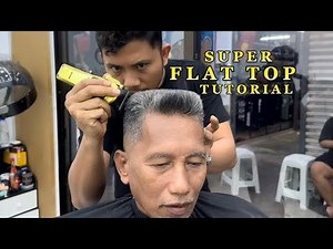 Flat top haircut || How to do a flat top tutorial (easy step)