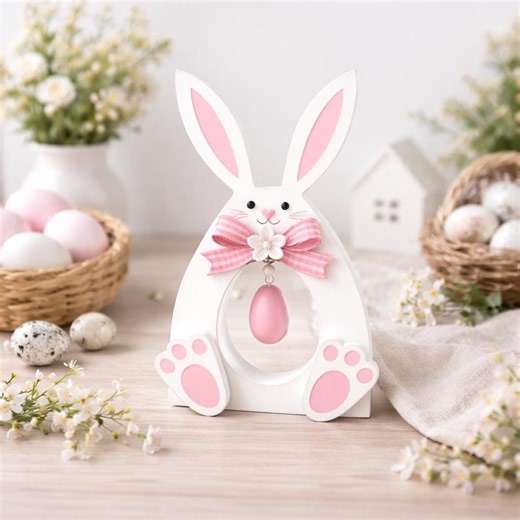Easter Bunny Decor 3d Printing STL OBJ | Home Decor |digital Download - Etsy