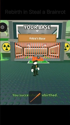 I Pressed the Rebirth Button... 😱 | #roblox #shorts #brainrot