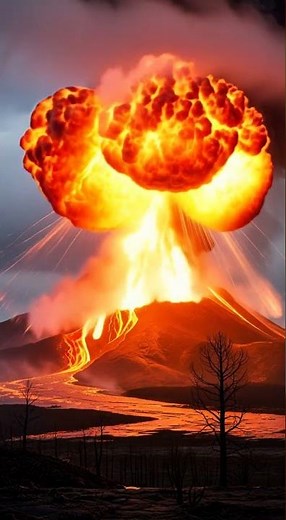 Volcano Eruption 🔥 Sky on Fire 🎥 19