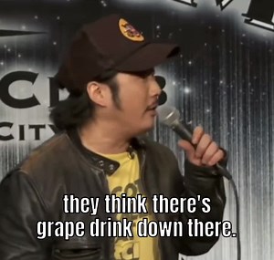 If Barney had one, that's what it would look like. Bobby Lee See Bobby tonight at 10:30 in The Main Room with Anthony Jeselnik Blair Socci Shapel Lacey Vannessa Jackson more! Get tickets at hollywoodimprov.com #hollywoodimprov #comedy | Hollywood Improv