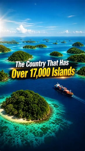 The Country That Has Over 17,000 Islands 🌊🏝️