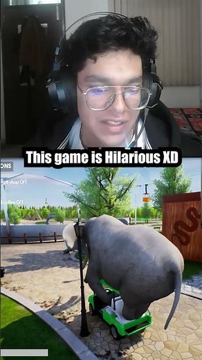 This elephant is able to drive xD ZOO KEEPER SIMULATOR 😳