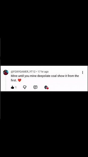 Mined Until I Find Deepslate coal In MCPE