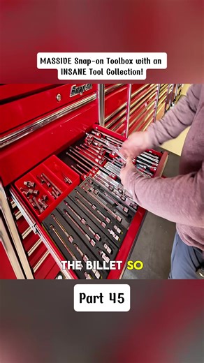 MASSIVE Snap-on Toolbox with an INSANE Tool Collection! #toolboxtour #toolsetup #garageorganization #part45
