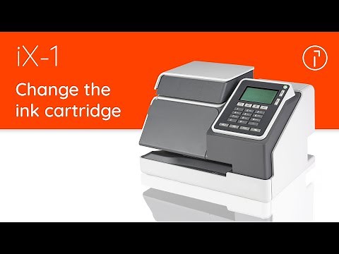 iX-1 Quadient mailing System – Ink Cartridge replacement