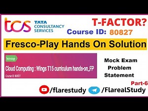 Wings 1 T15 Wings Mock assesment problem statement 80827 | part 6 | TCS wings | frescoplay #wings