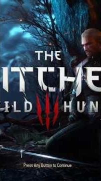 the witcher wild hunt 3 ps game introduction #gameplay #ps4