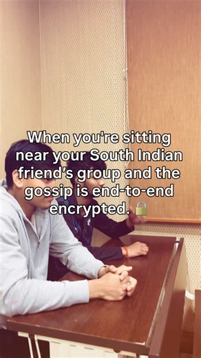 Prince Gupta on Instagram: "“ఈ రియాక్షన్ అంతా కేవలం కంటెంట్ కోసమే, సీరియస్‌గా తీసుకోకండి! మీరంటే నాకు ఎప్పుడూ ఇష్టమే. ❤️” . . “இந்த ரியாக்ஷன் எல்லாம் வெறும் கண்டென்ட்க்காக தான், சீரியஸா எடுத்துக்காதீங்க! உங்க மேல எப்பவும் அன்பு உண்டு. ❤️” . . it’s just for the content! Love my South Indian fam, just wish I had the decryption key for the gossip. ❤️🔐” . . #college #relatable #southindia #northindia #funny"